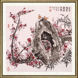 朱秀坤_金雀报喜