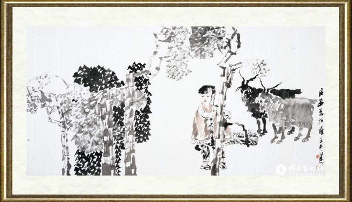 刘永杰_长安春牧图
