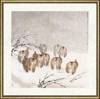方楚雄_踏雪图