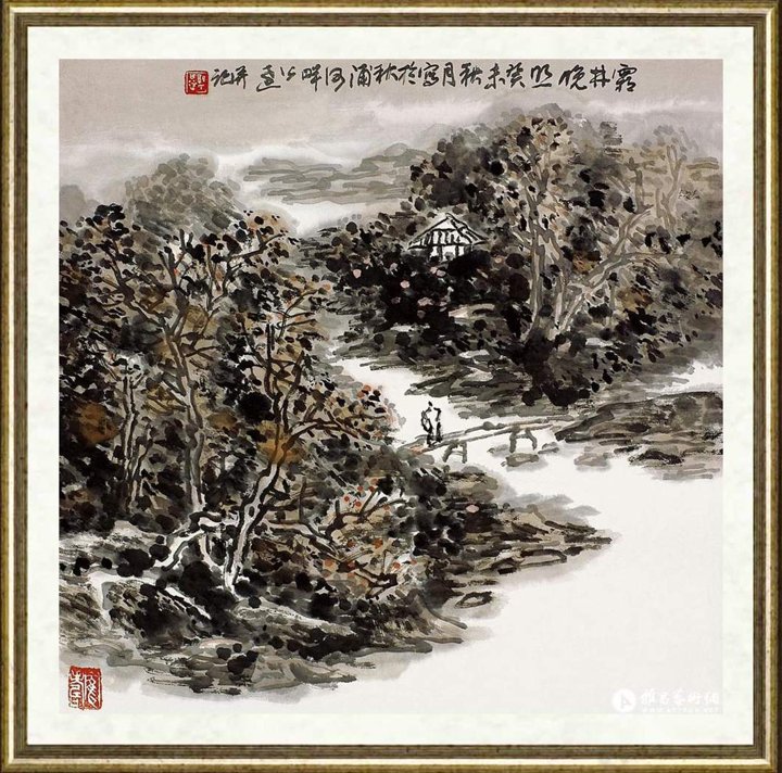 郭公达_霜林晚照