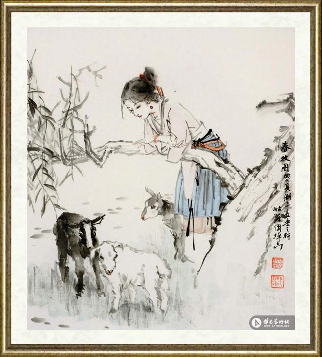 刘国辉_春牧图