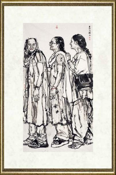 刘国辉_神庙里排队的姑娘