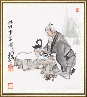 尉晓榕_陆羽事茗图