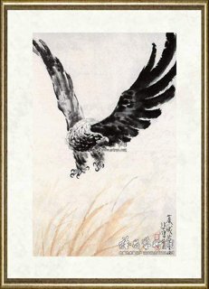 徐悲鸿_飞鹰