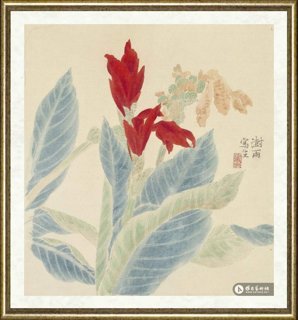 阴澍雨_没骨花卉写生册之二