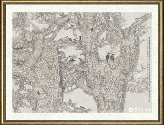 苏百钧_高秋集禽图