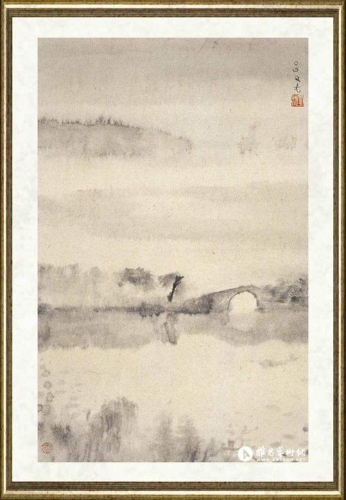 丘挺_苏堤雨霁