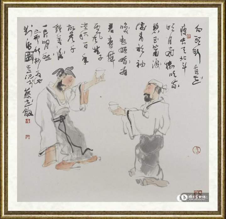 卢沉_醉归图001