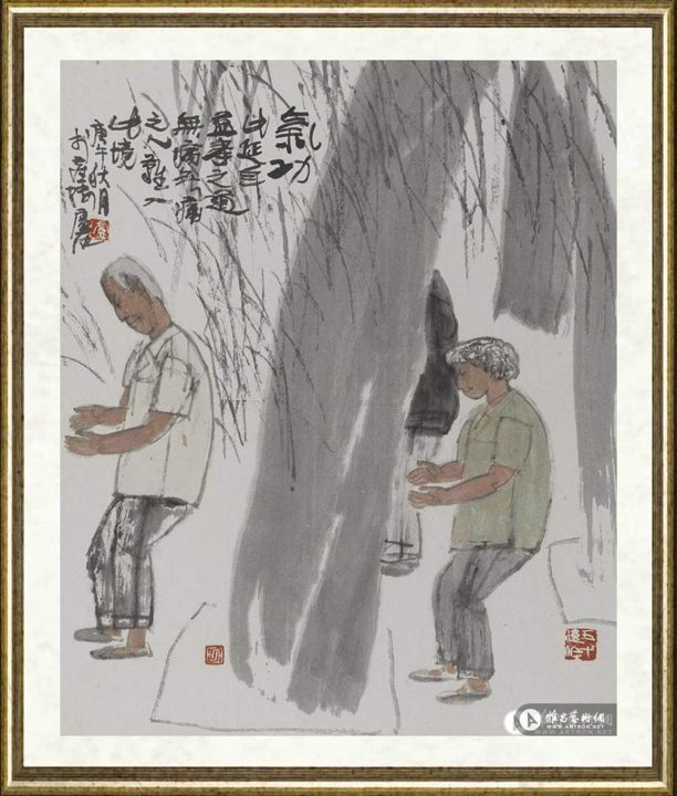 卢沉_饮中八仙图（局部）