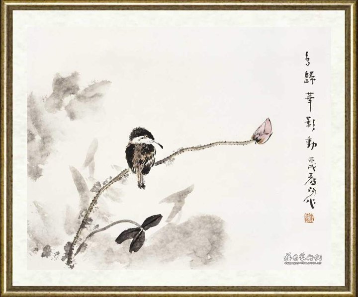 霍春阳_鸟归花影动