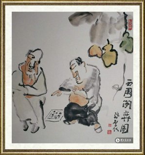 钟孺乾_西园闲弈