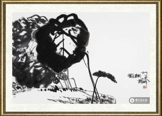 潘公凯_荷趣（拟八大山人）