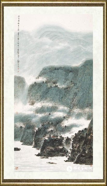 丁观加_烟云过后青山湿