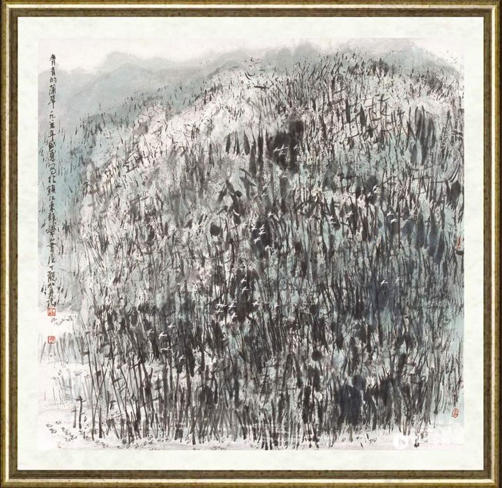 丁观加_青青莆草