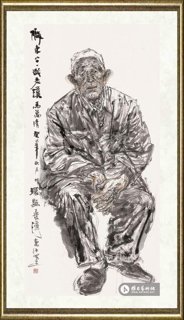 任惠中_陇东水墨人物写生002