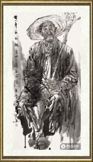 任惠中_陇东水墨人物写生003