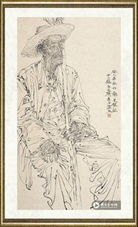 任惠中_陇东线描人物写生之一