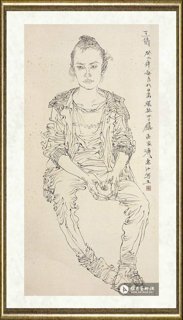 任惠中_陇东线描人物写生之四