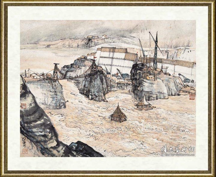 何海霞_黄河三门峡工地