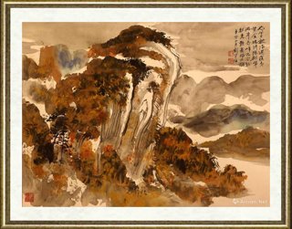 刘守信_隐屏秋色