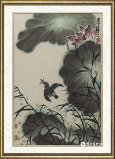 吴休_翠鸟衔鱼