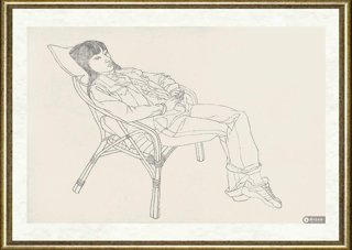 廖勤_藤椅女孩
