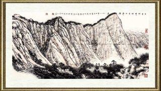 张仁芝_自靑柯坪仰望西峰雄姿