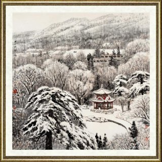 张仁芝_西山冬雪