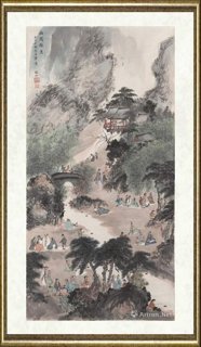 张榕山_西园雅集·仿傅抱石笔意