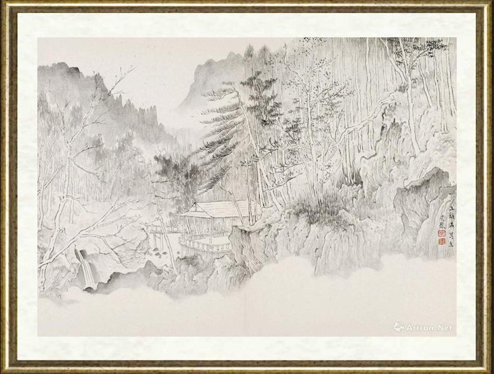 徐光聚_青城飞泉沟写生