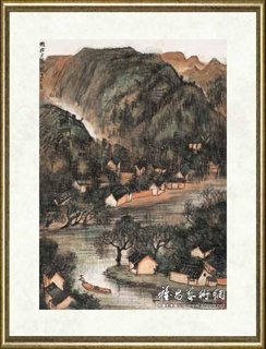 李可染_雨后夕阳图