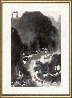 李可染_雨后渔村
