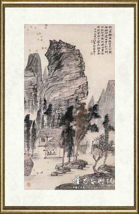 李可染_颐和园扇面殿