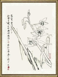 李魁正_蕙兰白描