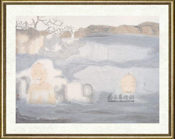 田黎明_高士夏凉(册页图)之七
