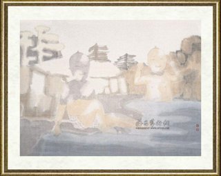 田黎明_高士夏凉(册页图)之三