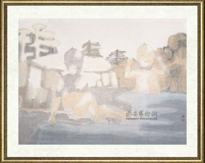 田黎明_高士夏凉(册页图)之三