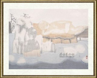 田黎明_高士夏凉(册页图)之八