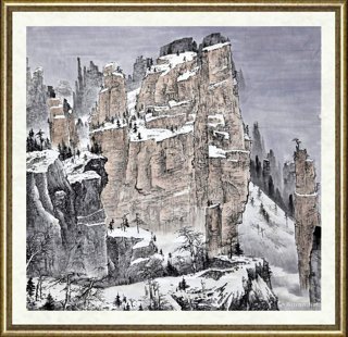 葛洪强_雪后山色二