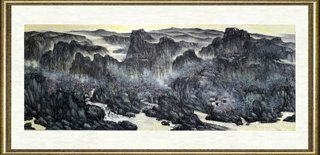 葛洪强_青山幽居图