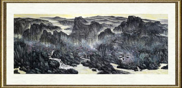 葛洪强_青山幽居图