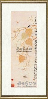 齐白石_贝叶草虫