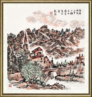 龙瑞_阿尔卑斯山中小镇