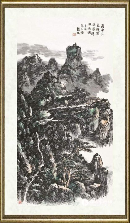 龙瑞_雨中山色