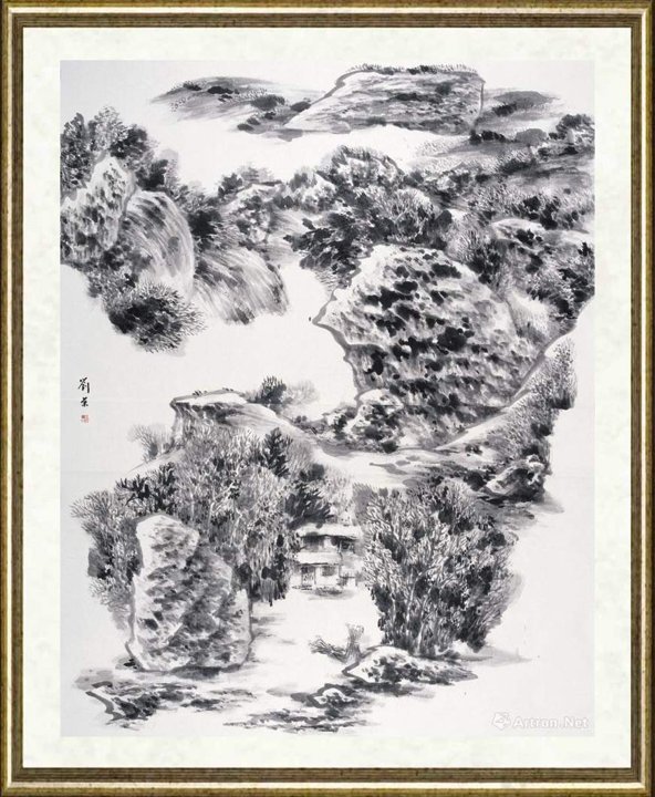刘荣_雪意冬山