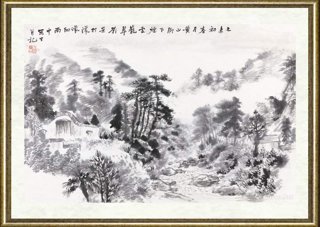 刘荣_黄山脚下写生之二
