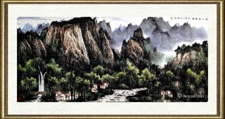 王焕波_溪山幽居图
