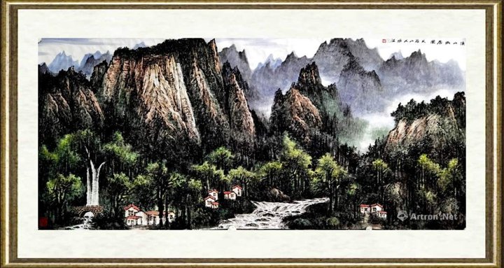 王焕波_溪山幽居图