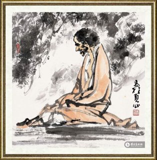 马振声_面壁图