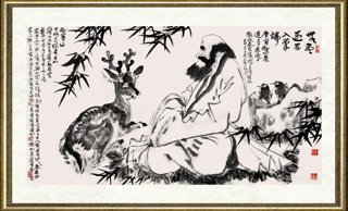 李燕_达摩与鹿